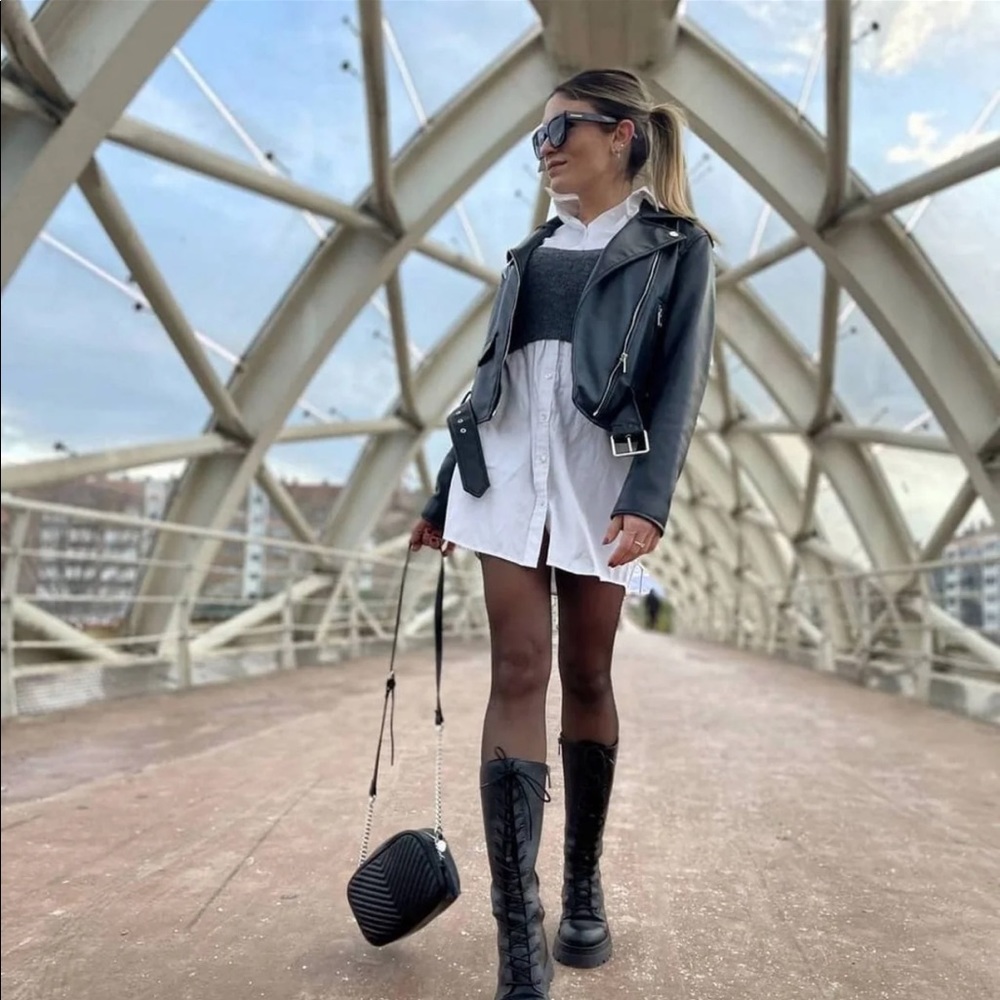 𝗡𝗪𝗧 𝗭𝗮𝗿𝗮 • Wool Blend Ribbed Top - Picture 4 of 13